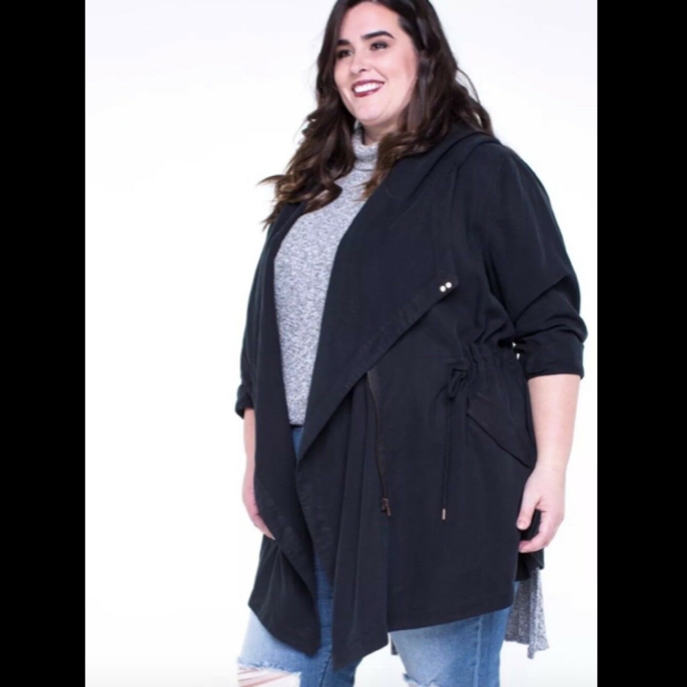 NWOT RWN By RAWAN Gray/ Black Jacket - 2X